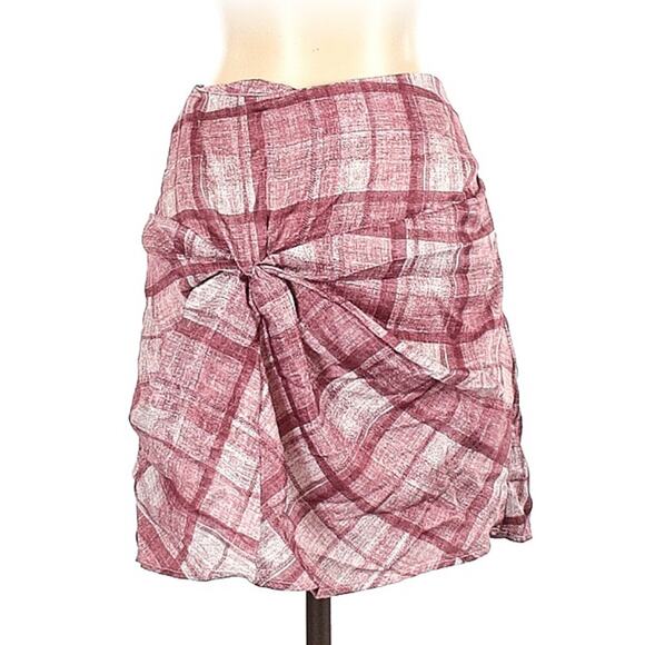 The Fifth Label pink plaid mini skirt, size small - Picture 1 of 9